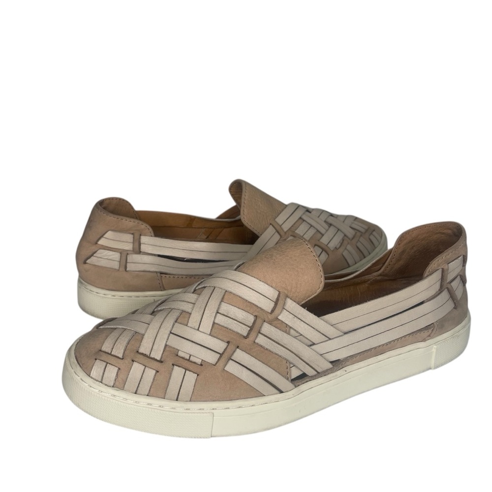 Frye Ivy Huarache Woven Leather Sneaker Size 8.5